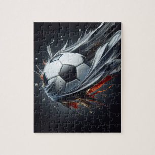 Puzzle "Fußball Splash"