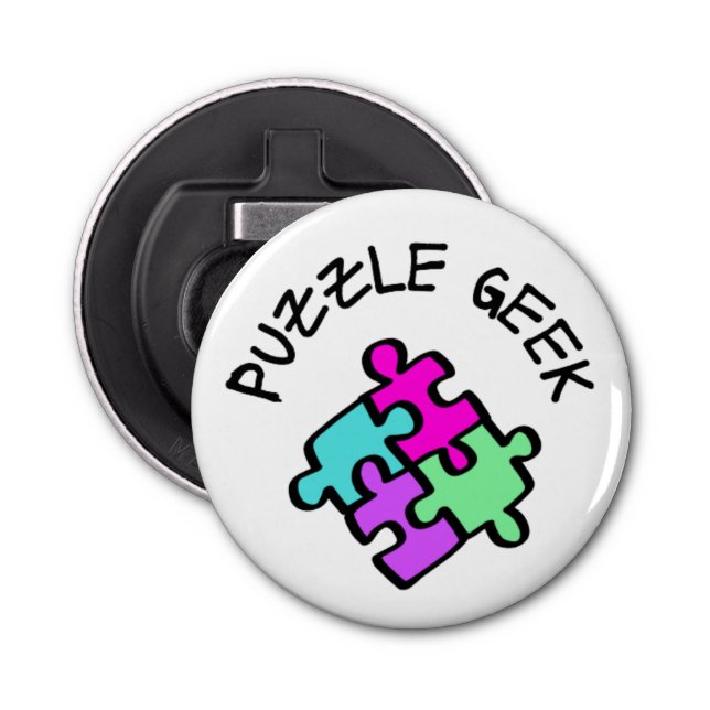 Puzzle Geek Flaschenöffner (Vorderseite)