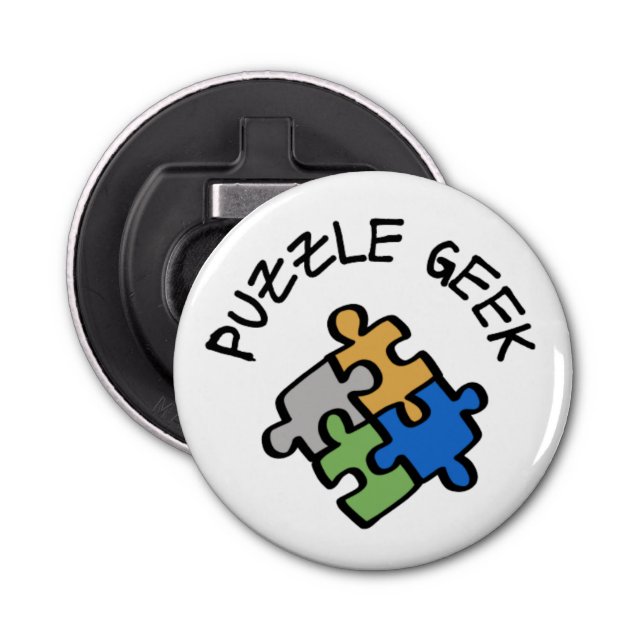 Puzzle Geek Flaschenöffner (Vorderseite)