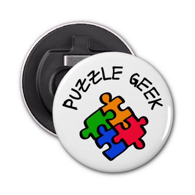 Puzzle Geek Flaschenöffner (Vorderseite)