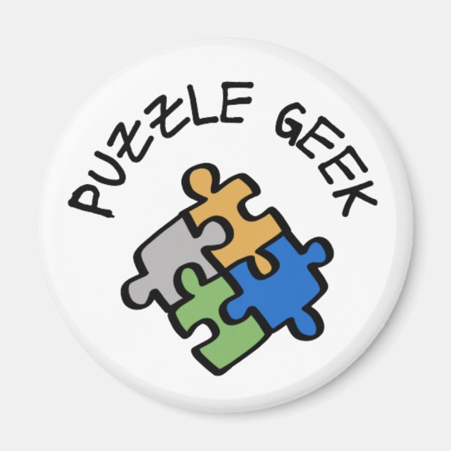 Puzzle Geek Magnet (Vorne)