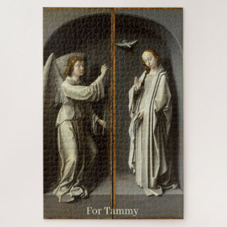 PUZZLE Gerard David Erzengel Gabriel & die Jungfra