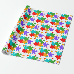 Puzzle Geschenkpapier