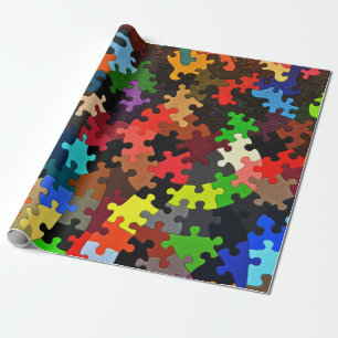 Puzzle Geschenkpapier