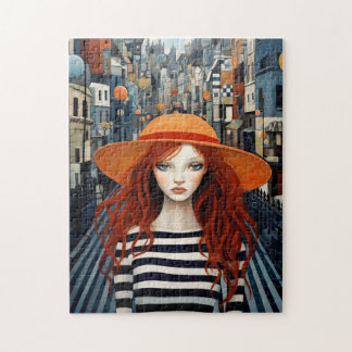 Puzzle Ginger Wonderland Abstrakte Reise gestreift