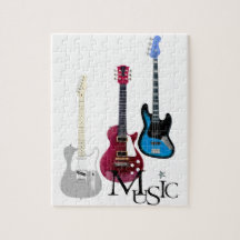 Puzzle „Gitarren und Music "