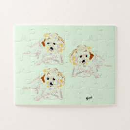 Puzzle: Golden Retriever Puppies Puzzle