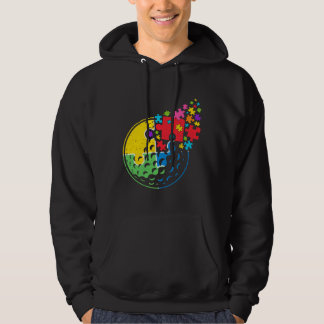 Puzzle Golf Support Autismus Bewusstsein Männer Fr Hoodie