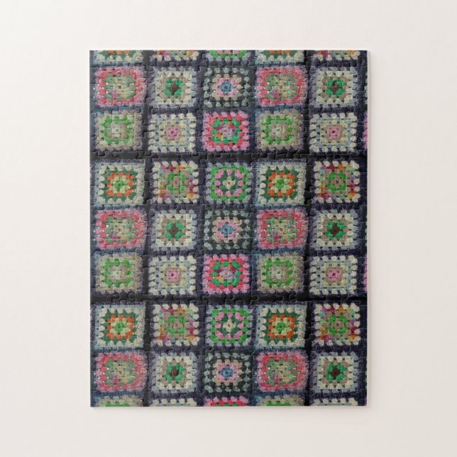 Puzzle - Granny Square Afghan (Vertikal)