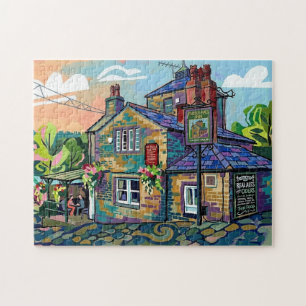 Puzzle Hall Inn, Sowerby Bridge Kunstprint