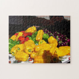 Puzzle - Helle farbige Paprikaschoten