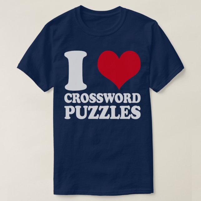 Puzzle I Liebe Kreuzworträtsel1 T-Shirt (Design vorne)