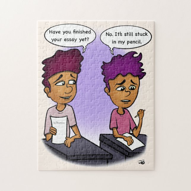 Puzzle im Bleistift Jigsaw (Vertikal)