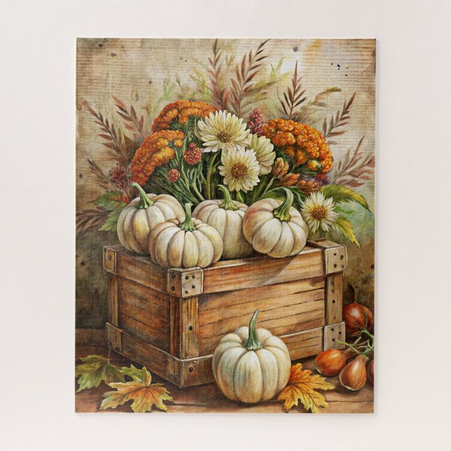 Puzzle im Herbst (Vertikal)