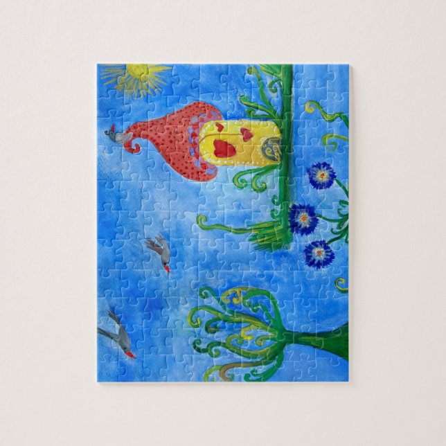 Puzzle im Mushroom mit Geschenkboxen (Vertikal)