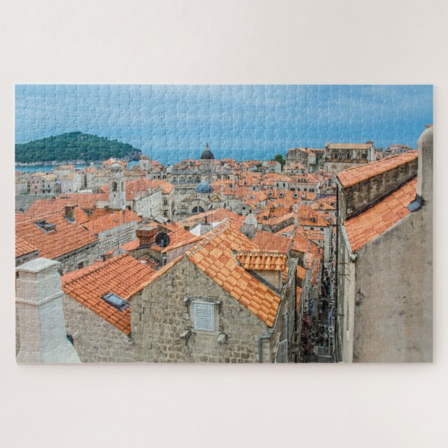 Puzzle im Stadtzentrum von Dubrovnik (Horizontal)