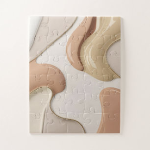 Puzzle in stilvoller abstrakter Grafik
