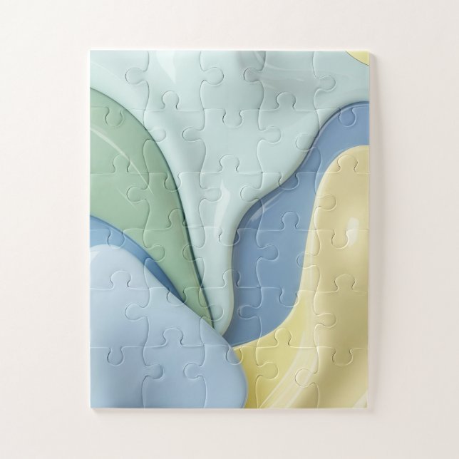 Puzzle in stylish abstract graphic (Vertikal)