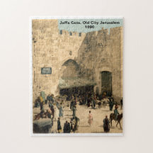 Puzzle: Jaffa Gate, Altes Jerusalem, Heiliges Land
