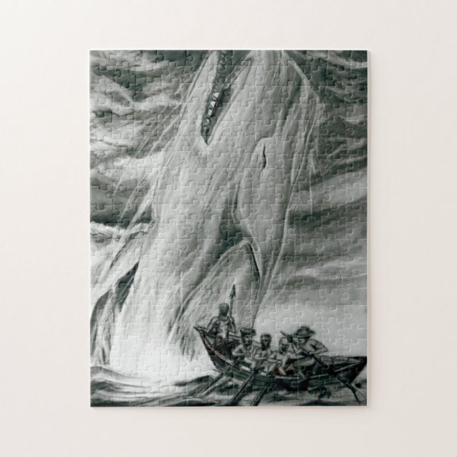 Puzzle jagt von dem Wal (Vertikal)