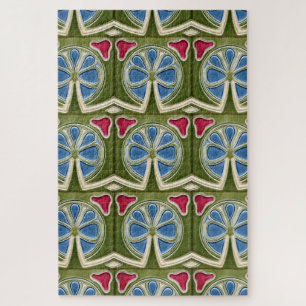 Puzzle - Jugendstil Kleeblatt