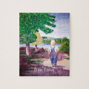 Puzzle - Junge Goin' Pishin