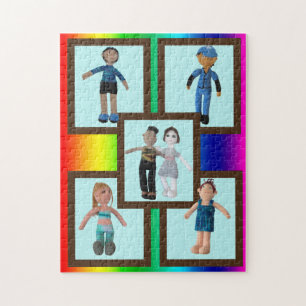 Puzzle - Junge und Mädchen