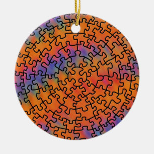 Puzzle Keramikornament
