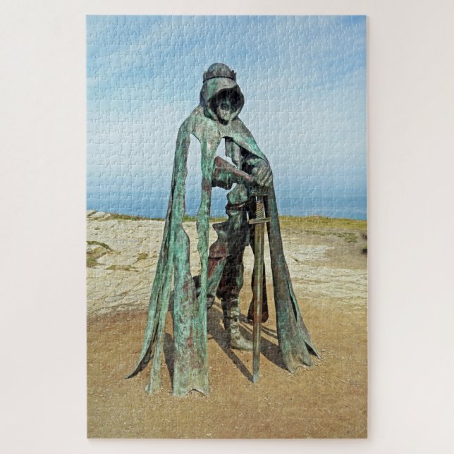 Puzzle - King Arthur Cornwall Beach UK (Vertikal)