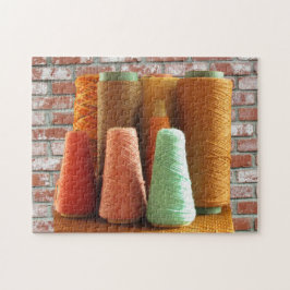 Puzzle - Köpfe aus Garn