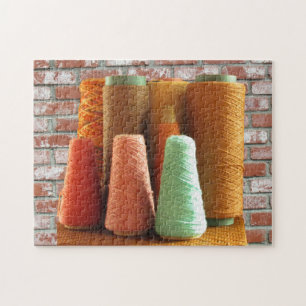 Puzzle - Köpfe aus Garn