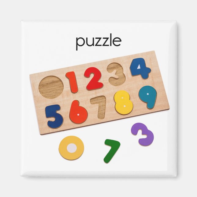 Puzzle Kühlschrank Magnet (Vorne)