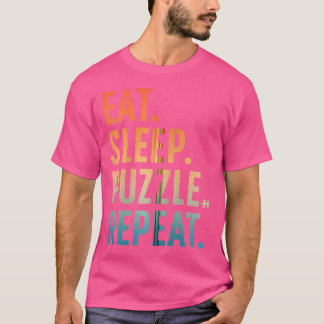 Puzzle-Kunst für Männer Frauen Puzzle-Teil Jigsaw- T-Shirt