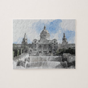 Puzzle Landschaftliche Stadt Madrid - Spanien - Ur