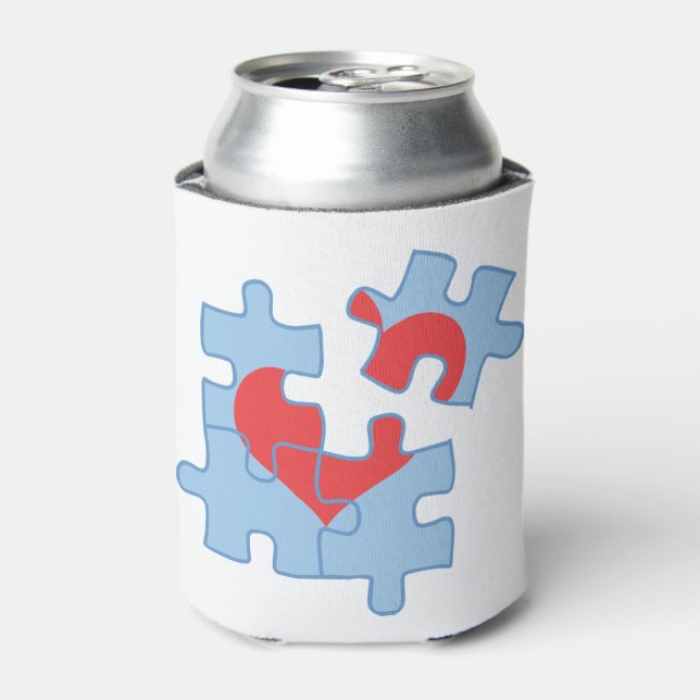 Puzzle Liebe Dosenkühler (Kanne Vorderseite)