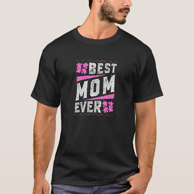 Puzzle Lover Mama T-Shirt (Vorderseite)