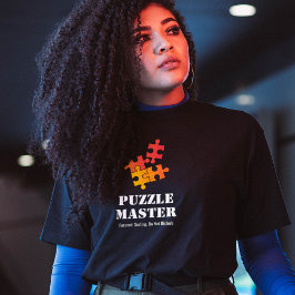 Puzzle Master Jigsaw Liebhaber Lustige Zitate T-Shirt