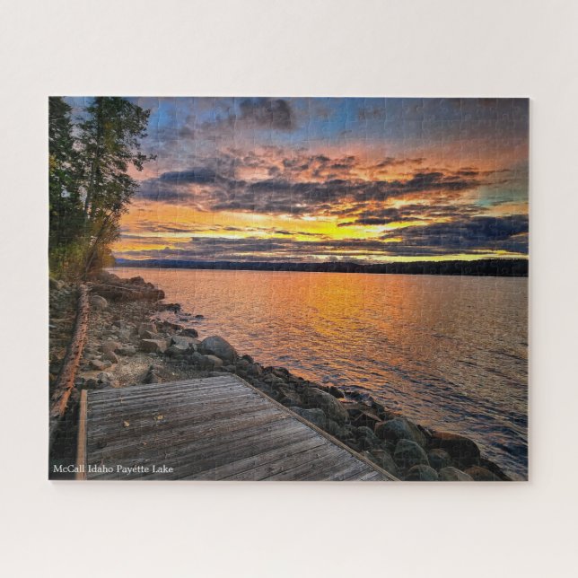 Puzzle | McCall Idaho Sunset on Payette (Horizontal)