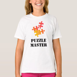 Puzzle-Meister Jigsaw-Liebhaber Lustige Aussage T-Shirt