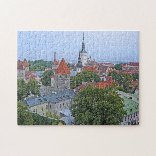 Puzzle mit Aussicht auf Tallinn (Horizontal)