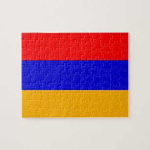 Puzzle mit der Flagge Armeniens