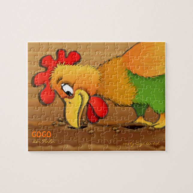 Puzzle mit Dose (Horizontal)