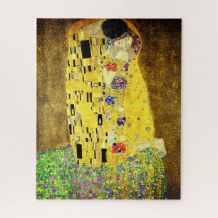 Puzzle mit Klimts Kuss