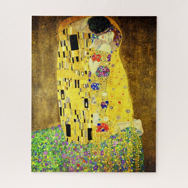 Puzzle mit Klimts Kuss (Vertikal)