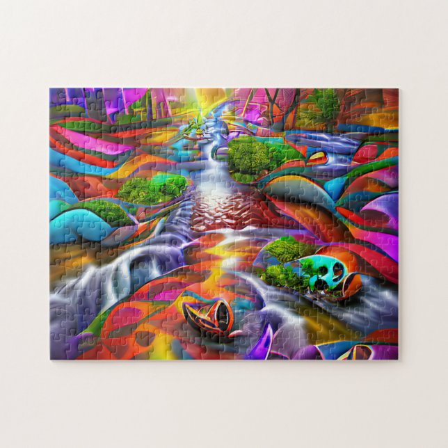 Puzzle mit kreativen Mustern (Horizontal)