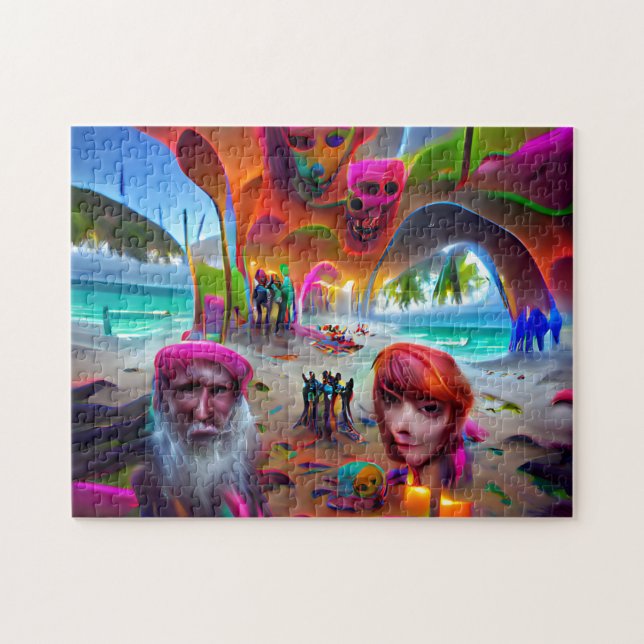 Puzzle mit kreativen Mustern (Horizontal)