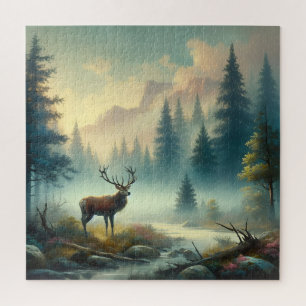 Puzzle mit Ölmalerei