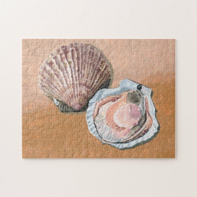 Puzzle mit Scallops (Horizontal)