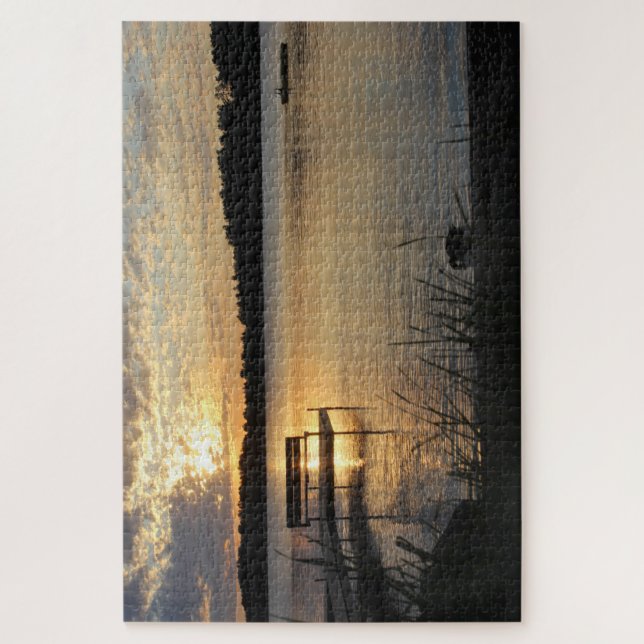 Puzzle mit Seeblick (Vertikal)