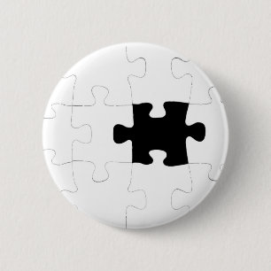 Puzzle mit vermisstem Stück Button